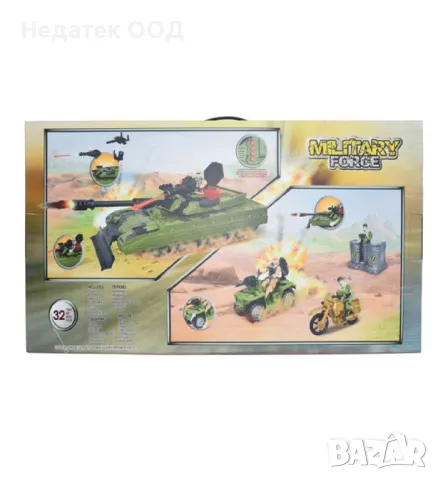 Военен комплект, танкове, войници, светлина, звук - 32 бр., снимка 3 - Влакчета, самолети, хеликоптери - 47263267