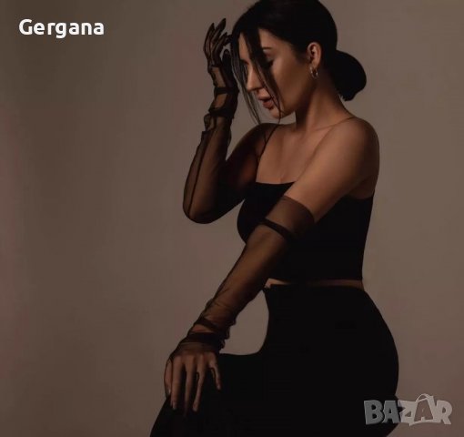 дълги ръкавици от тюл, снимка 6 - Ръкавици - 38013932