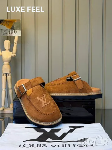 Louis VUITTON 🤍Дамски Чехли 36-41, снимка 4 - Чехли - 56132497