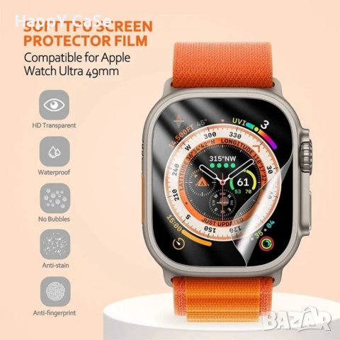 Apple Watch SE 2022 40mm. / Мек фолио протектор за екран, снимка 4 - Смарт гривни - 41083246