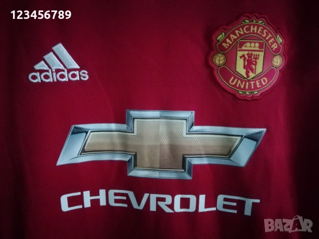 Manchester United Rooney Adidas оригинална тениска фланелка екип Рууни Манчестър Юнайтед , снимка 6 - Тениски - 53623191