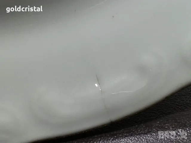 Стар български порцелан изида чинии елипси , снимка 7 - Антикварни и старинни предмети - 49691388