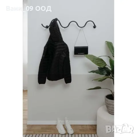 Вълнообразна метална закачалка за якета и палта , снимка 4 - Закачалки - 48780079