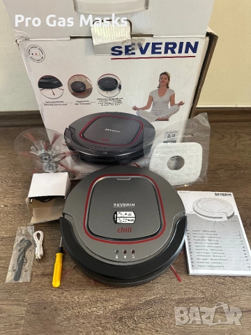 Прахосмукачка Робот Немска Severin Chill Детектор за стълби Автоматизирана Чисто Нова Батерия, снимка 9 - Прахосмукачки - 51522924