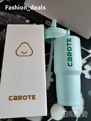 Нова Бутилка за вода CAROTE от неръждаема стомана с вакуумна изолация, снимка 6 - Други - 41927344