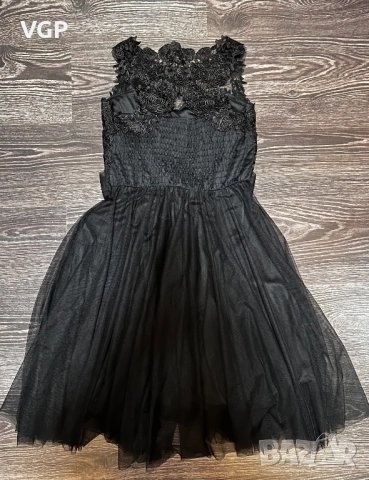 Официална черна рокля за момиче, снимка 4 - Детски рокли и поли - 52800118