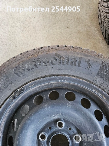 зимни гуми Continental с джанти , снимка 4 - Гуми и джанти - 53781033