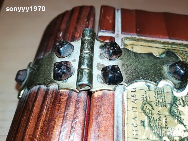 КУТИЯ КНИГА С МЕТАЛЕН ОБКОВ-ВНОС ФРАНЦИЯ 3004231032, снимка 10 - Антикварни и старинни предмети - 40533957