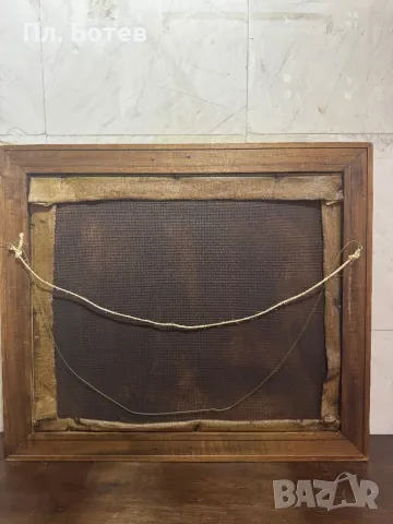 Стара маслена картина, снимка 5 - Картини - 48282282