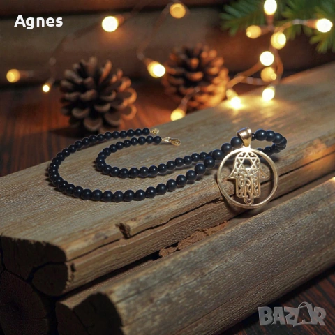 Колие и гривна от ШУНГИТ , снимка 5 - Бижутерийни комплекти - 53576797