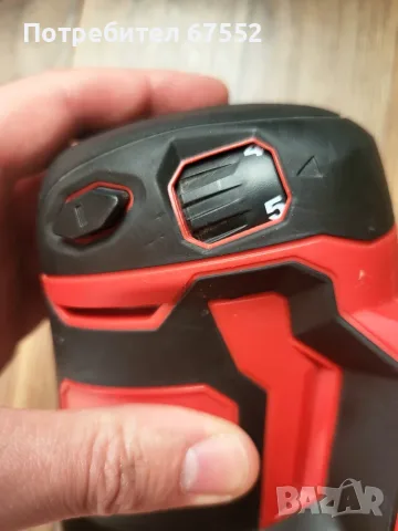 Шлайф Milwaukee M18 BOS125. Само тяло, друго няма. , снимка 5 - Шлайфмашини - 56127690