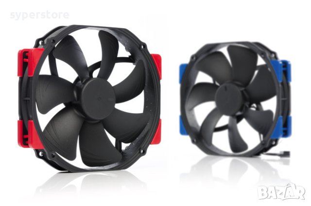 Вентилатор за компютър 150x140x25mm Noctua NF-A15-HS-PWM.CH.BK.S SSO2 Bearing 4-pin PWM 1500RPM 12V, снимка 3 - Други - 40493644