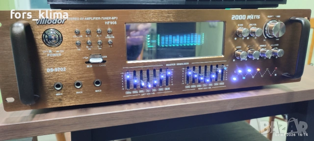 Усилвател Vlliodor HF 908, снимка 6 - Ресийвъри, усилватели, смесителни пултове - 53029189