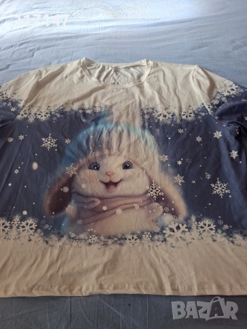 страхотна макси блуза размер 9хл, снимка 3 - Блузи с дълъг ръкав и пуловери - 53411794