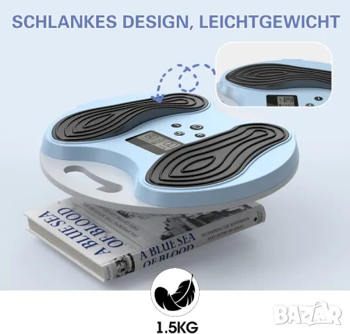 Безжичен масажор за крака, EMS за стимулиране на кръвообращението, снимка 5 - Масажори - 49969845