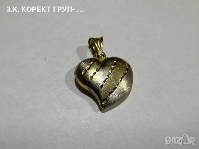 Златна висулка „Сърце“ – 14К