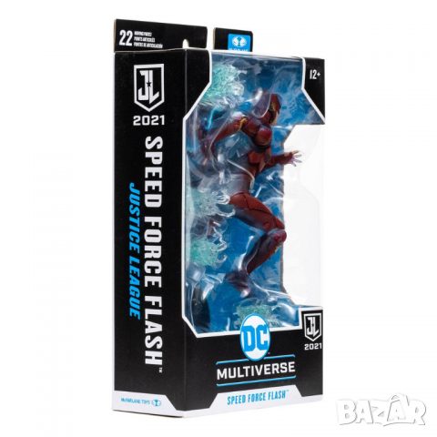 JUSTICE LEAGUE MOVIE ACTION FIGURE SPEED FORCE FLASH 18 CM, снимка 2 - Колекции - 36343144