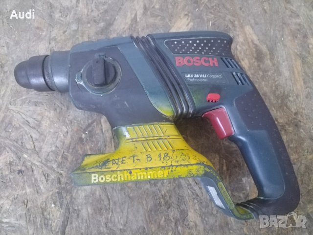 Акумулаторен перфоратор BOSCH GBH 36 V-LI Compact Professional 1.3Ah,  SDS-plus, енергия на удар 1.8, снимка 7 - Бормашини - 42135573