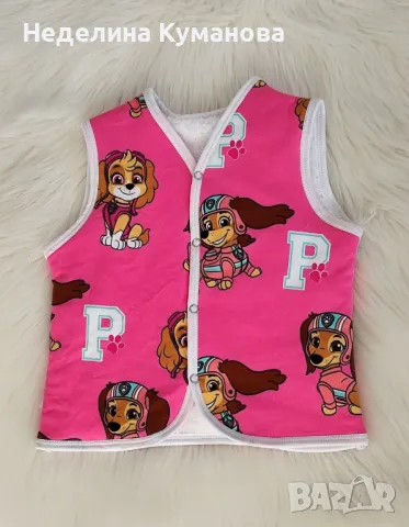 ✨️ Ушиване на детско елече с десени на любими герои, снимка 5 - Детски якета и елеци - 48819389