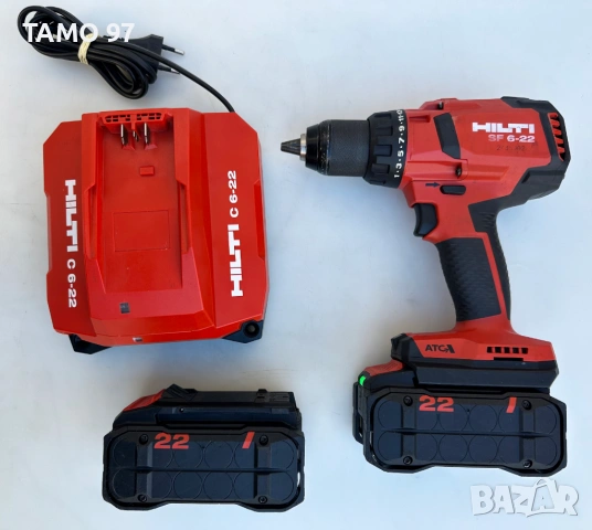 Hilti SF 6-22 ATC Nuron - Безчетков акумулаторен винтоверт като нов!