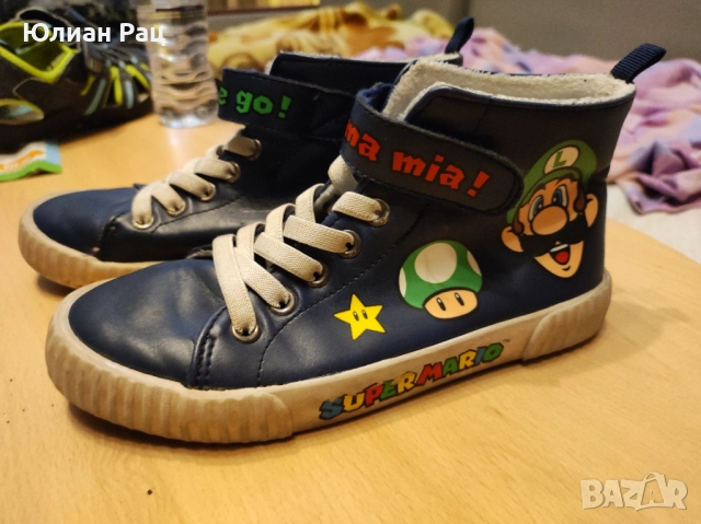 Детски пролетно летни кецове  Super Mario   , снимка 3 - Детски маратонки - 52485216