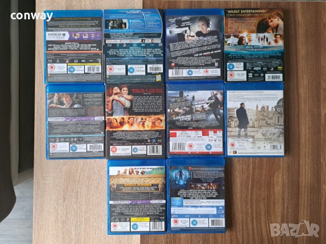 Комплект 10 BluRay филма - Без БГ субтитри, снимка 2 - Blu-Ray филми - 53727010