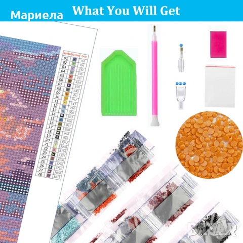 Комплекти за диамантена живопис TOCARE за възрастни с клен, есенен диамантено изкуство за възрастни, снимка 11 - Ръчно изработени сувенири - 50767956