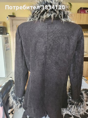 Елегантно дамско палто, снимка 3 - Палта, манта - 42572955