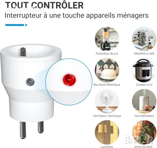 3 бр. Безжични програмируеми контакти 10A с дистанционно управление, снимка 3 - Друга електроника - 53188957
