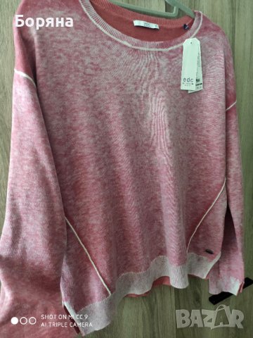 НАМАЛЕНА - Esprit нова блуза фино плетиво, снимка 11 - Блузи с дълъг ръкав и пуловери - 41104421