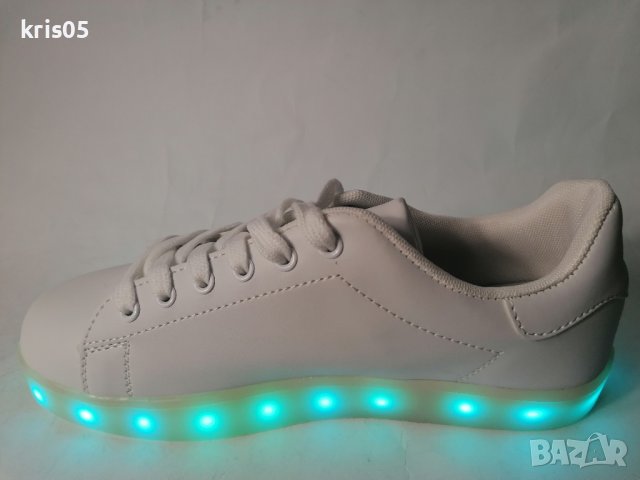 Юношески маратонки светеще с USB.ЗАРЯДНО, снимка 2 - Маратонки - 41320025