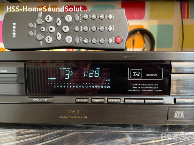PHILIPS CD 610 TWINDAC, снимка 7 - MP3 и MP4 плеъри - 51920166