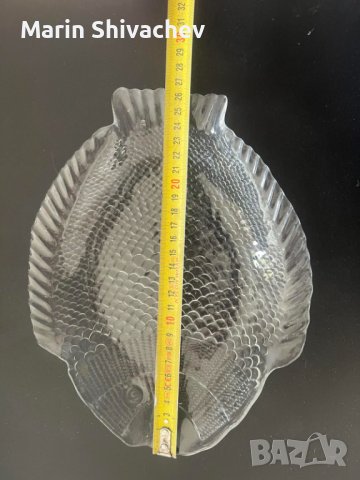 Три стъклени плата за риба., снимка 9 - Други - 41304267