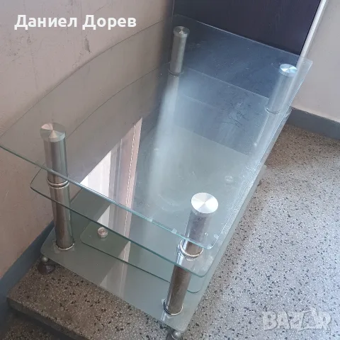 ТВ/Аудио маса от закалено стъкло