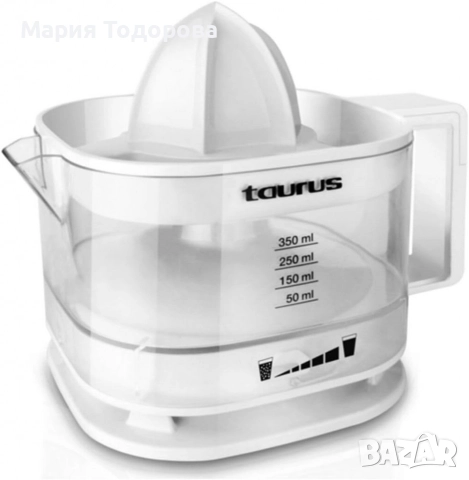 Компактна сокоизтисквачка Taurus TC-350, 25W, с двупосочно въртене и кана, снимка 6 - Аксесоари за кухня - 52967998