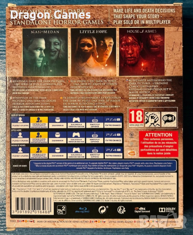 The Dark Pictures - Triple Pack (Steelbook), снимка 5 - Игри за PlayStation - 53412925