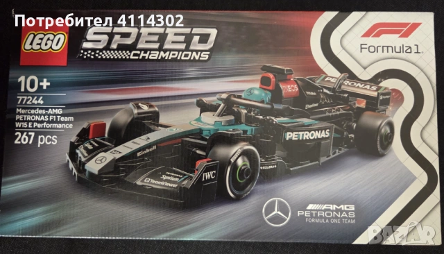 Конструктор LEGO Speed Champions Formula 1 - Болид Mercedes AMG F1 W15 (77244)