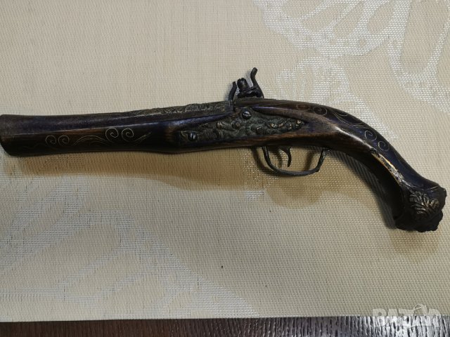 кремъчен капсулен пистолет , снимка 6 - Антикварни и старинни предмети - 41594085