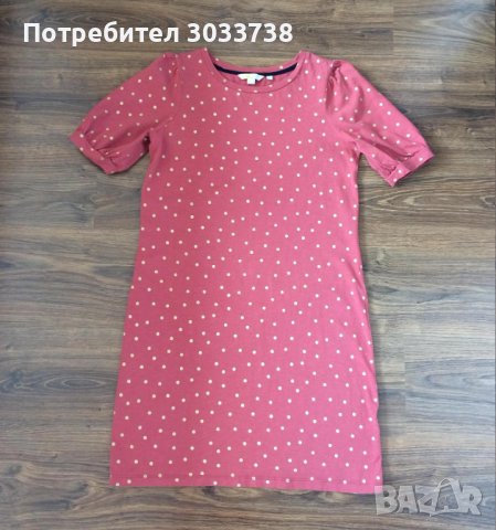 Boden Памучна рокля на точки Размер: М, снимка 2 - Рокли - 41985037