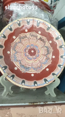 Глинени гювечета, 500 -650мл.тава,чинии,оливерник,Троянска керамика , снимка 10 - Съдове за готвене - 48759107