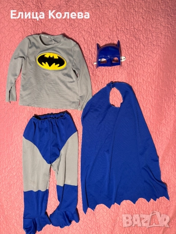 Маскировъчни детски костюми - Батман, Спайдърмен, Соник, маски, снимка 2 - Други - 52029255
