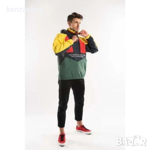 Karl Kani Retro block Windbreaker - страхотен мъжки анурак КАТО НОВ, снимка 4 - Спортни дрехи, екипи - 40075155