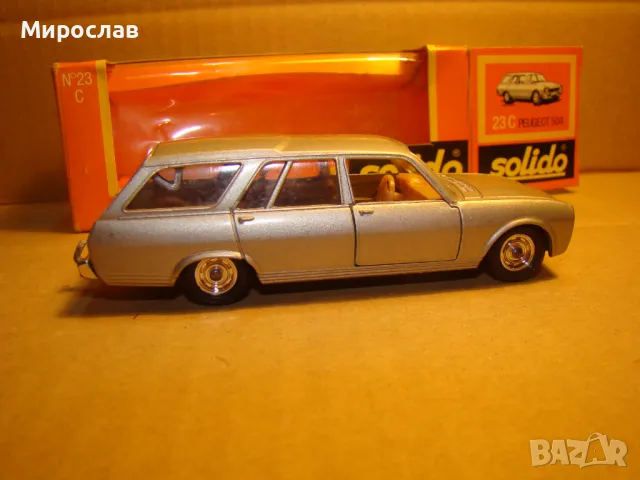 1:43 SOLIDO PEUGEOT 504 МОДЕЛ КОЛИЧКА ИГРАЧКА, снимка 4 - Колекции - 48981429