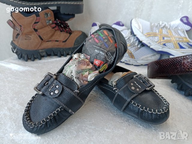 КАТО НОВИ дамски мокасини PESARO® SHOES,100% висококачествена естествена кожа,38-39, снимка 2 - Дамски ежедневни обувки - 44199272