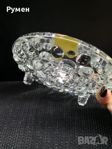 Кристален свещник , снимка 4 - Декорация за дома - 49133312