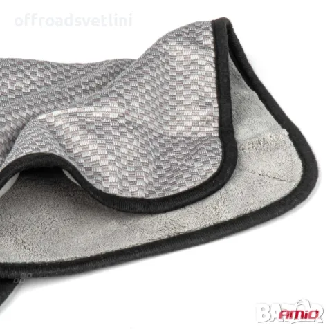 Двустранна микрофибърна кърпа 2 в 1 за полиране и блясък на автомобила 40 x 40 cm, снимка 4 - Аксесоари и консумативи - 47947137