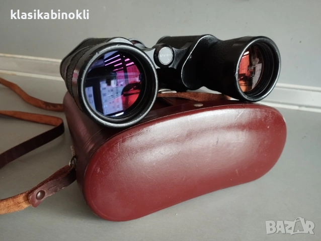 ТОП Немски Бинокъл Carl Zeiss Jena JENOPTEM-MULTI-COATED -10 х 50W-ГДР, снимка 12 - Екипировка - 53009903