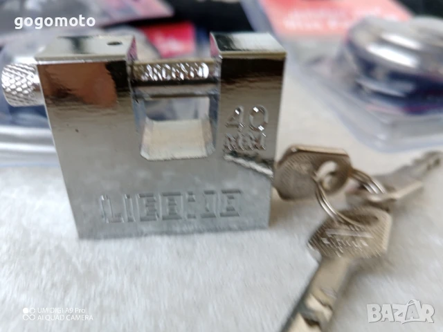 Катинар стоманен, катинар от твърда стомана  40 мм, LIEBIDO, снимка 3 - Други стоки за дома - 51332361