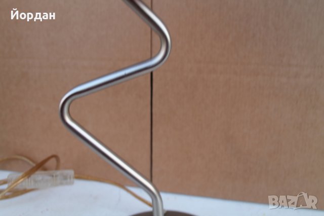 Немска лампа метал и стъкло, снимка 4 - Други - 42234424