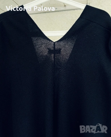 Луксозна черна жилетка MIA MAI от 100% Merino Extrafein – Размер XXL, снимка 4 - Жилетки - 53586522